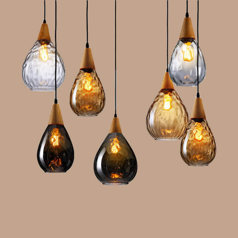 Minimalist Round Glass Pendant Light