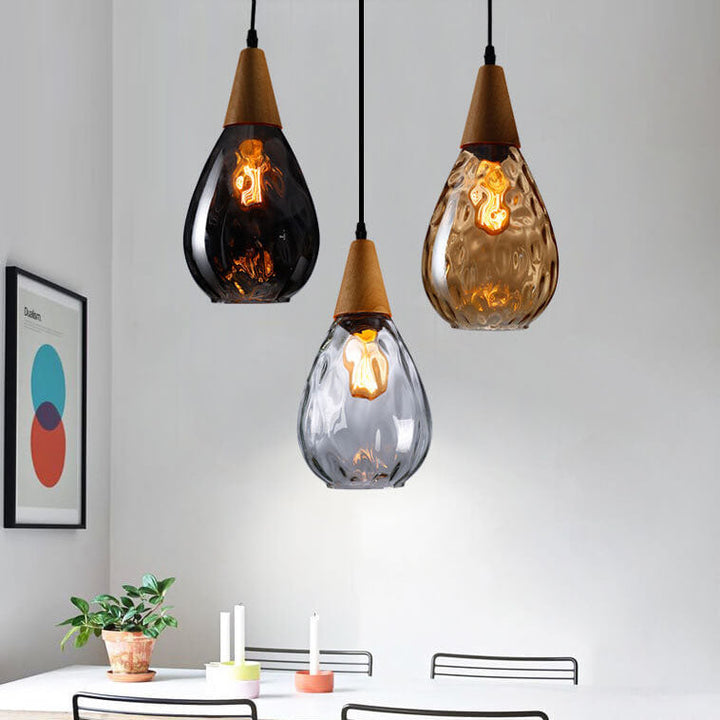 Minimalist Round Glass Pendant Light
