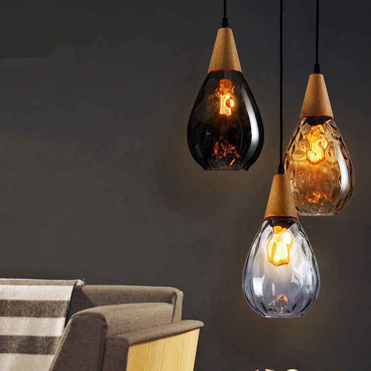 Minimalist Round Glass Pendant Light
