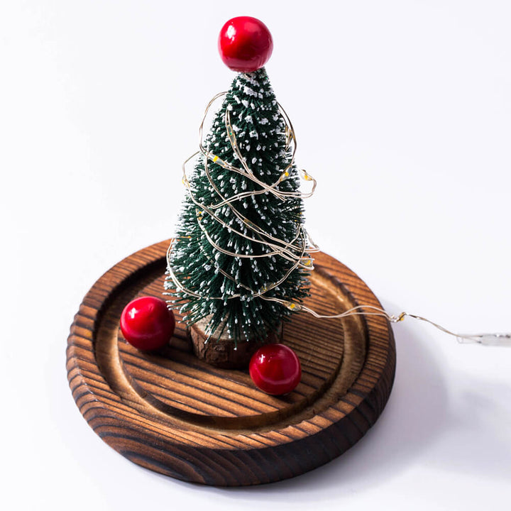 Christmas Tree Glass Cover Night Light