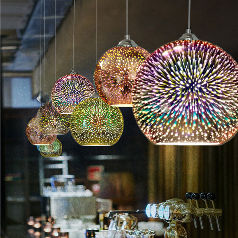 Modern Dome Glass Pendant Light