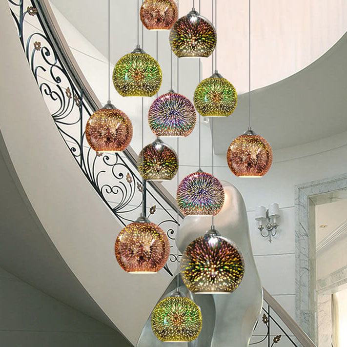 Modern Dome Glass Pendant Light