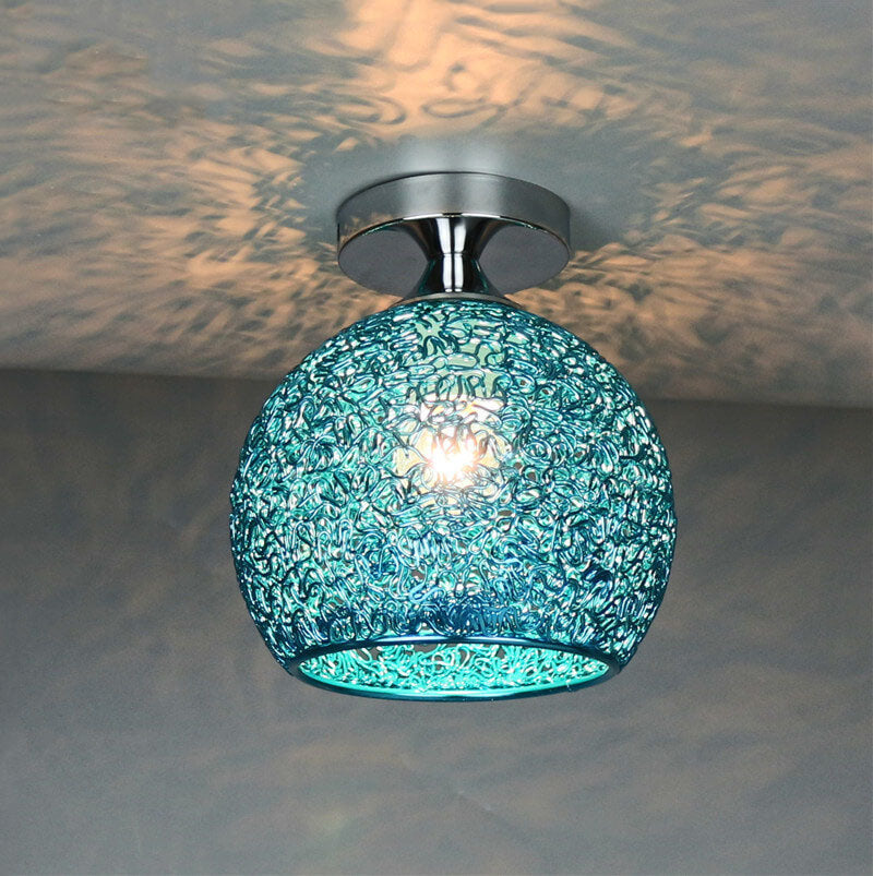 Modern Dome Semi-Flush Ceiling Light
