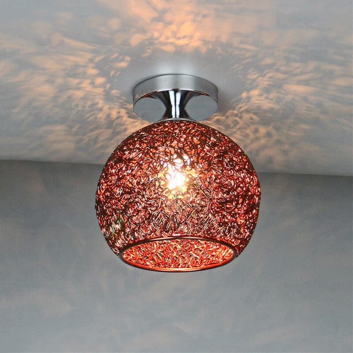 Modern Dome Semi-Flush Ceiling Light