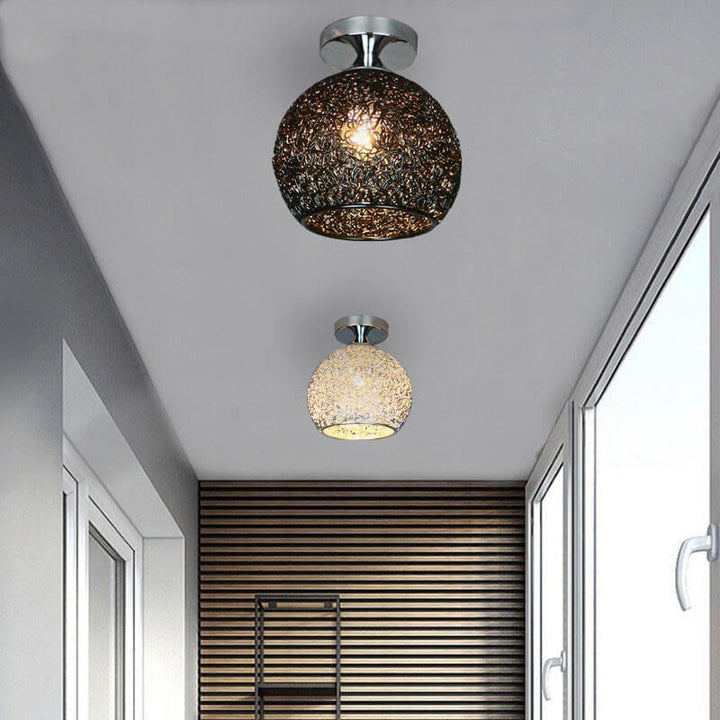 Modern Dome Semi-Flush Ceiling Light
