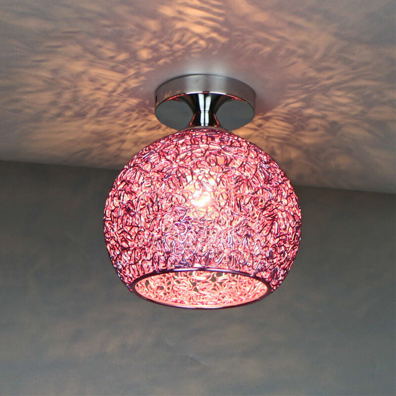 Modern Dome Semi-Flush Ceiling Light