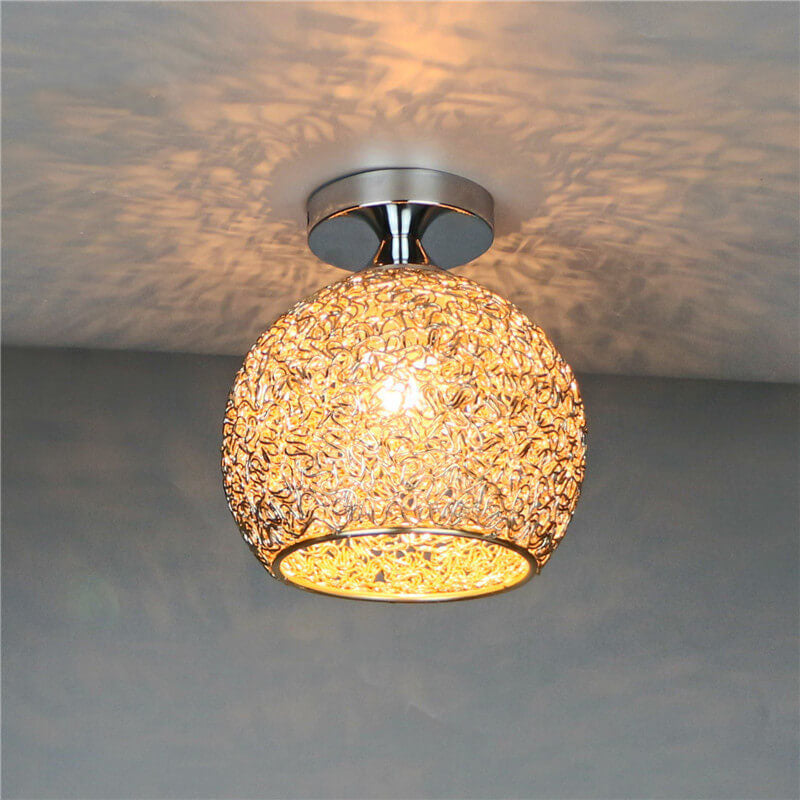 Modern Dome Semi-Flush Ceiling Light