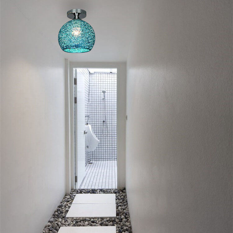 Modern Dome Semi-Flush Ceiling Light