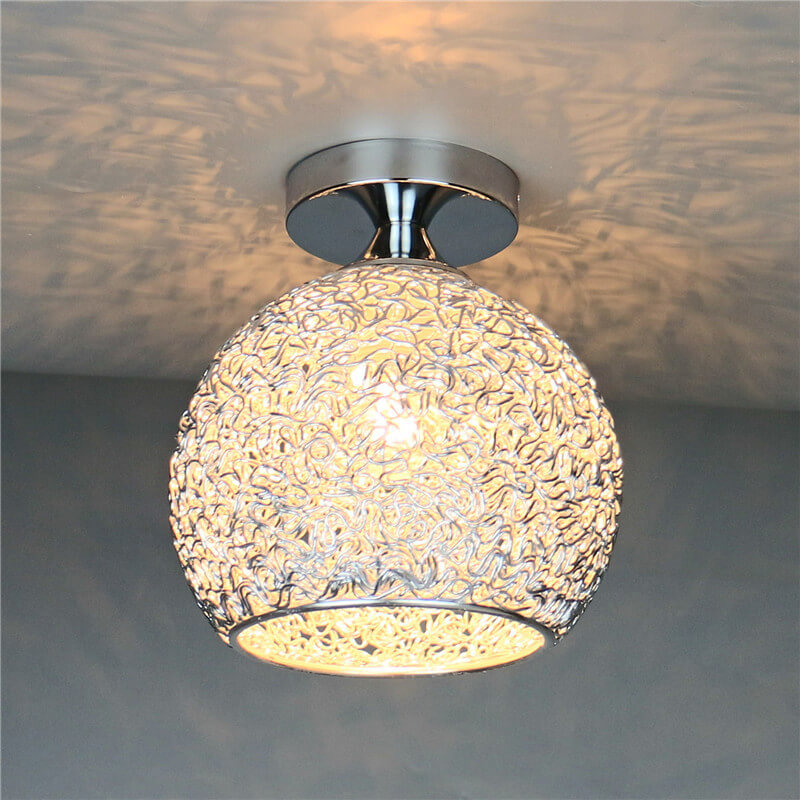 Modern Dome Semi-Flush Ceiling Light
