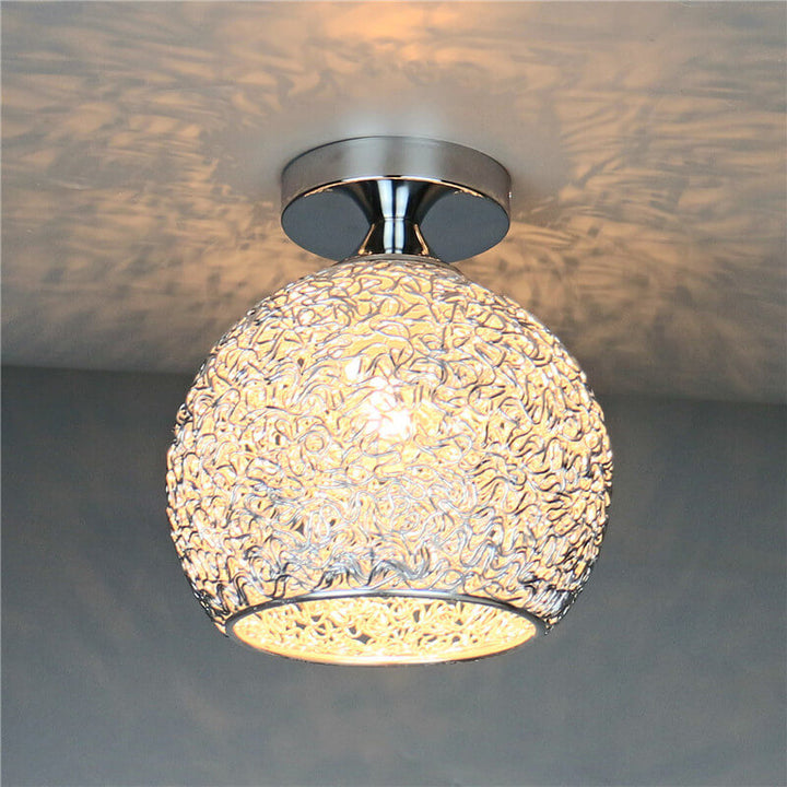 Modern Dome Semi-Flush Ceiling Light