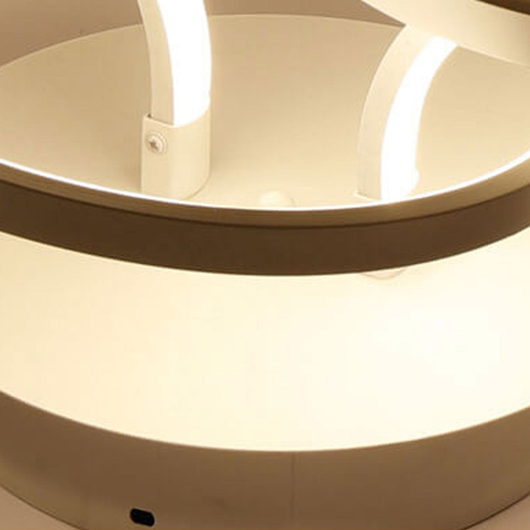 Acrylic Minimalist Aluminum LED Flush Mount Ceiling Light