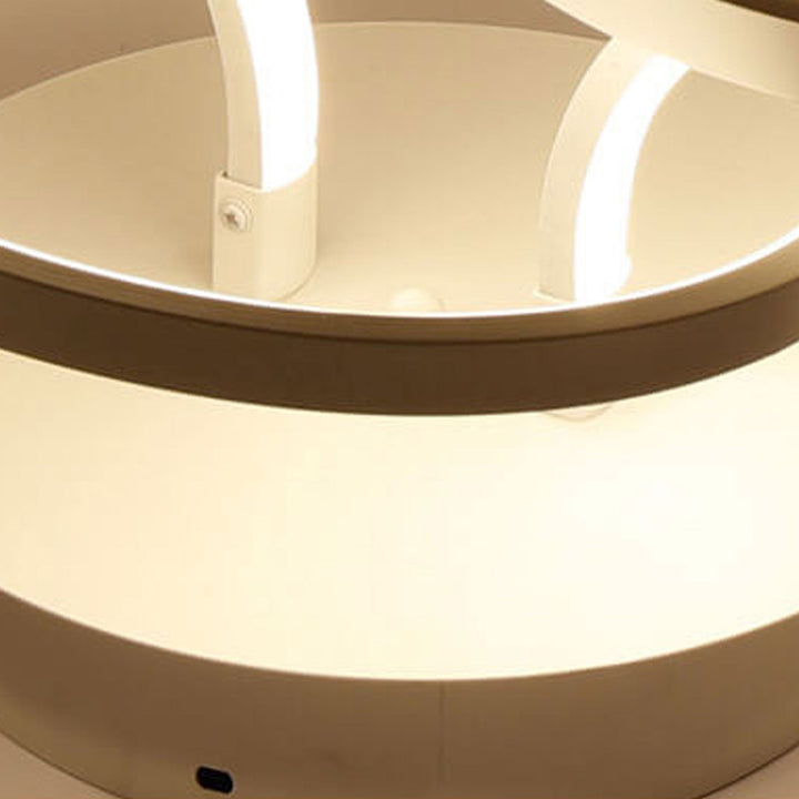 Acrylic Minimalist Aluminum LED Flush Mount Ceiling Light
