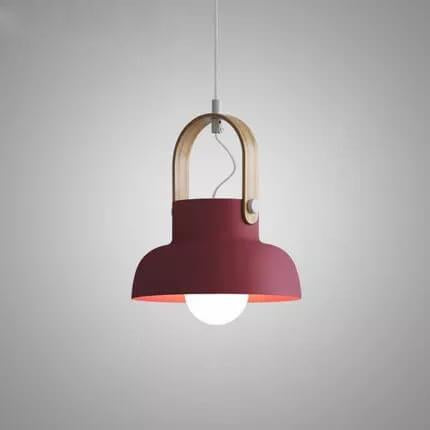 Nordic Dome Wood Pendant Light