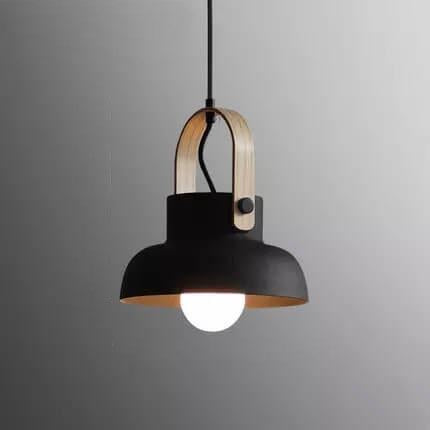Nordic Dome Wood Pendant Light