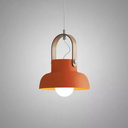 Nordic Dome Wood Pendant Light