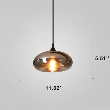 Modern Glass LED Pendant Light