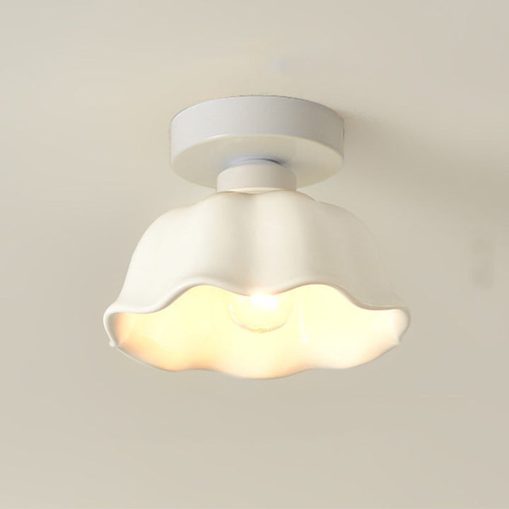 Modern Iron Semi-Flush Ceiling Light
