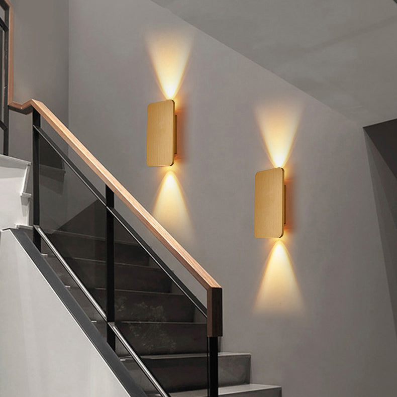 Small Minimalist Square Aluminum LED Wall Sconce