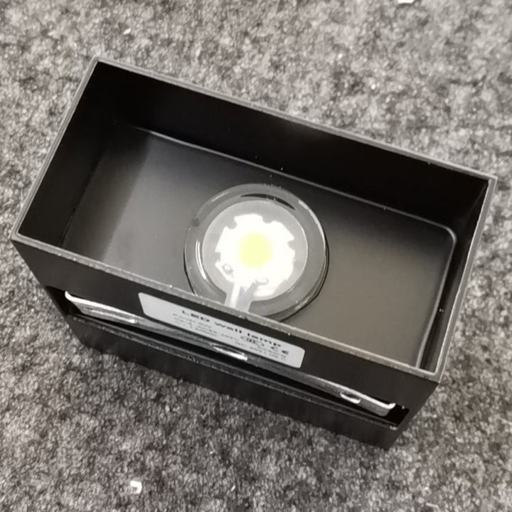 Minimalist Cube Aluminum Waterproof LED Wall Sconce