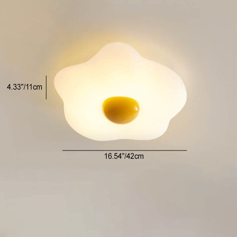 Contemporary Iron LED Flush Mount Ceiling Light