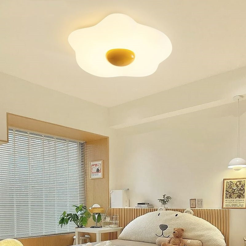 Contemporary Iron LED Flush Mount Ceiling Light