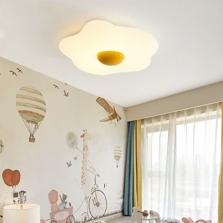 Contemporary Iron LED Flush Mount Ceiling Light