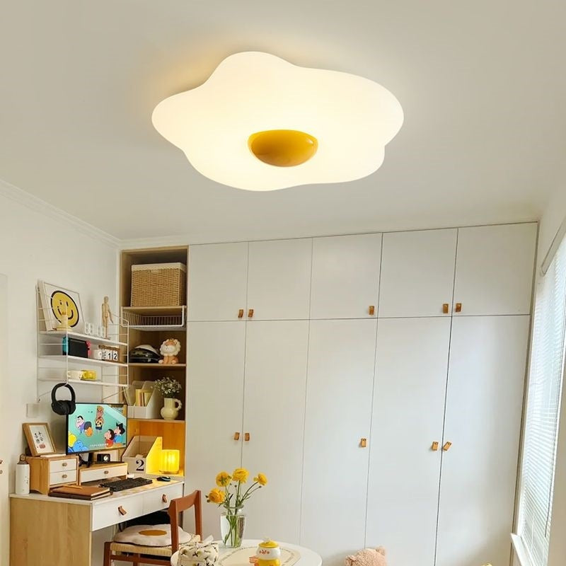 Contemporary Iron LED Flush Mount Ceiling Light