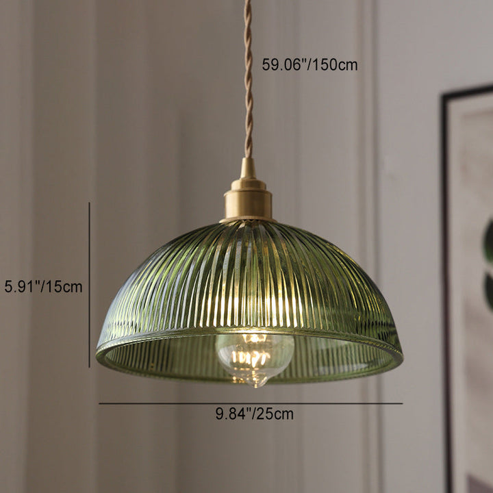 Contemporary Brass Pendant Light