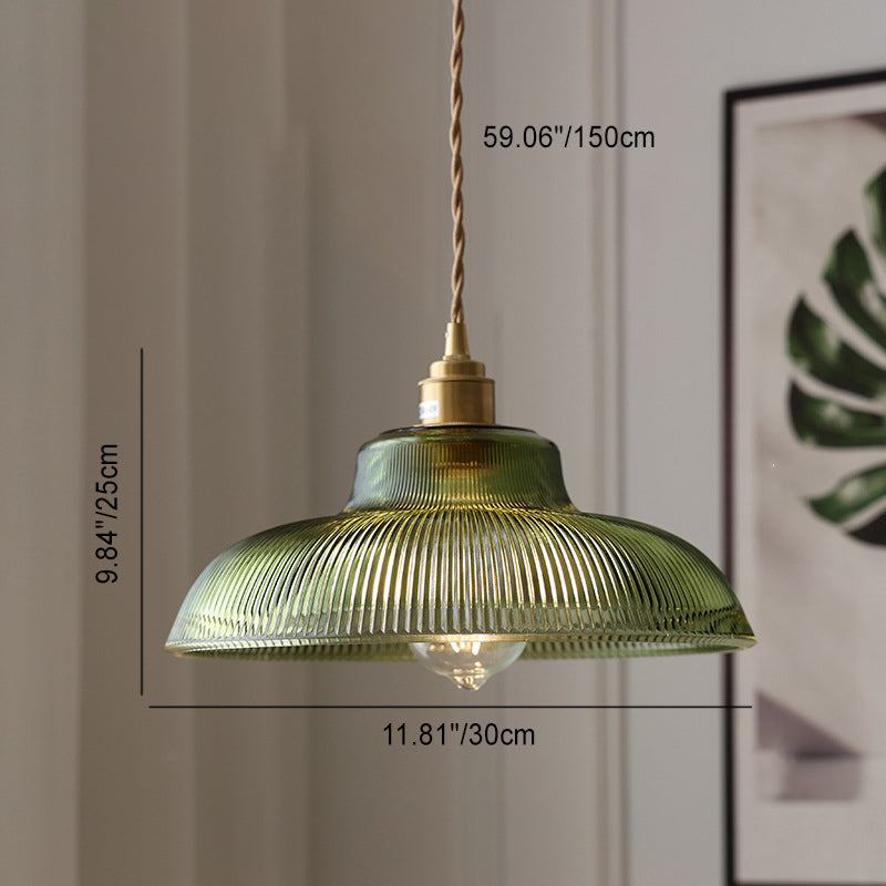 Contemporary Brass Pendant Light