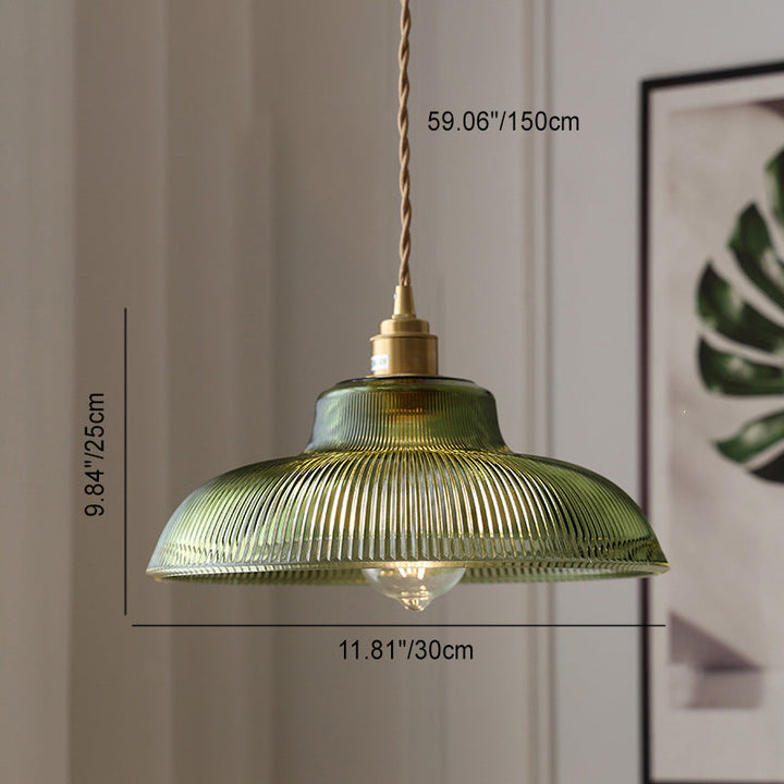 Contemporary Brass Pendant Light