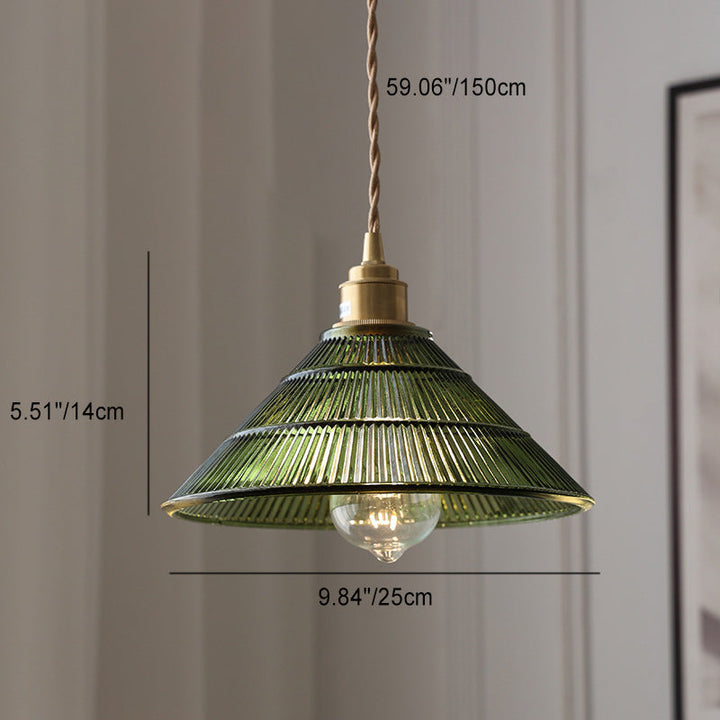 Contemporary Brass Pendant Light