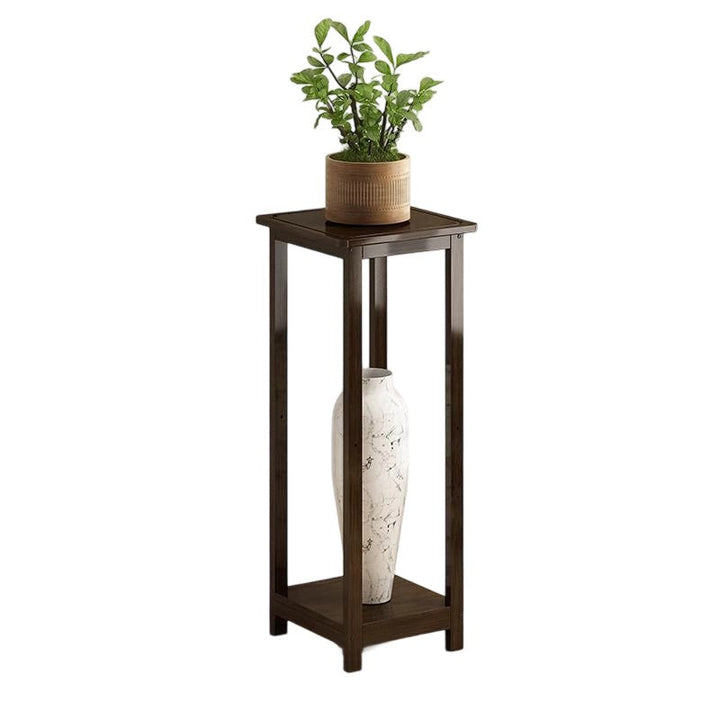 Traditional Square Bamboo Console Table