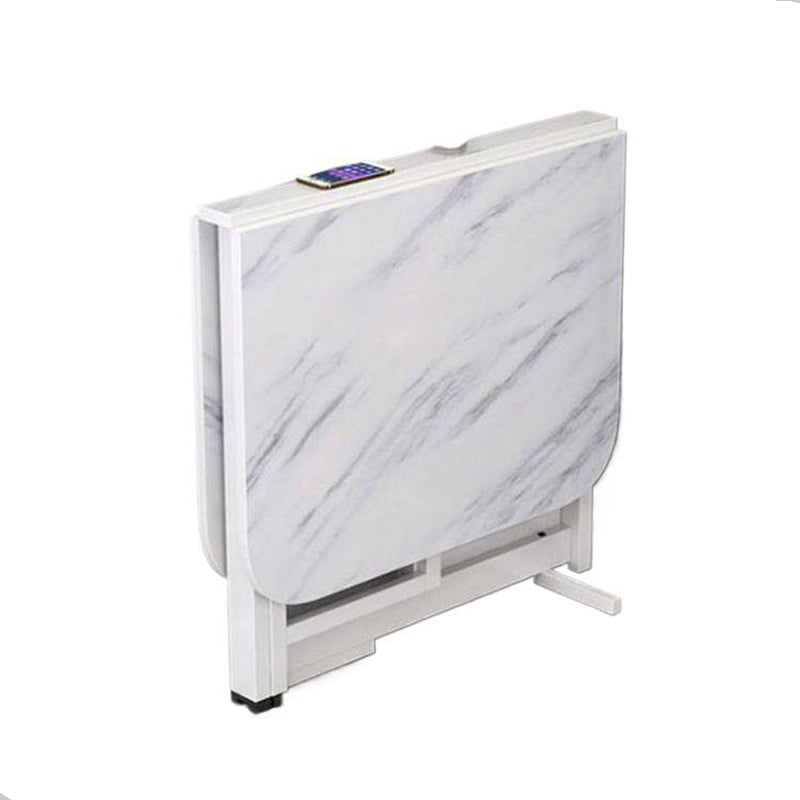 Minimalist Rectangular Iron Foldable Dining Table