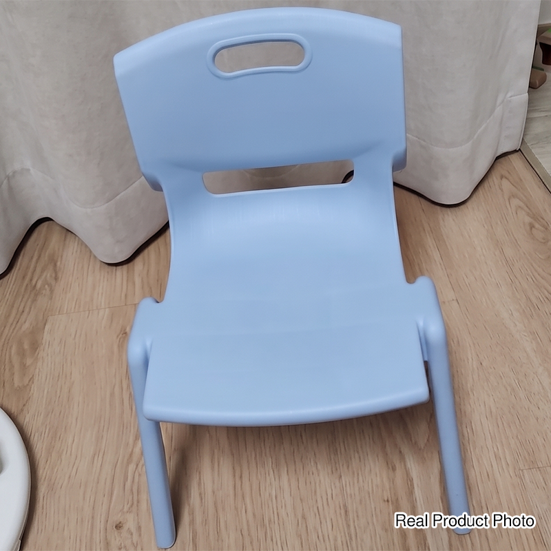Contemporary Scandinavian Square PP Stackable Backrest Kids Low Stool For Living Room