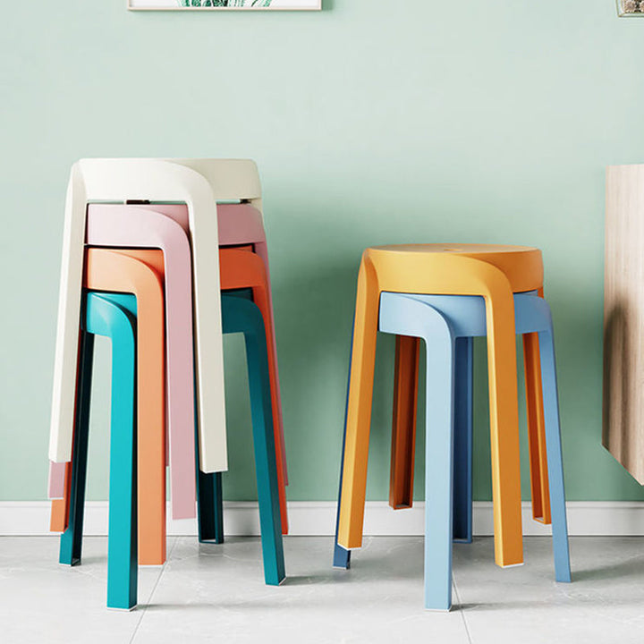 Nordic Round Stackable Stool