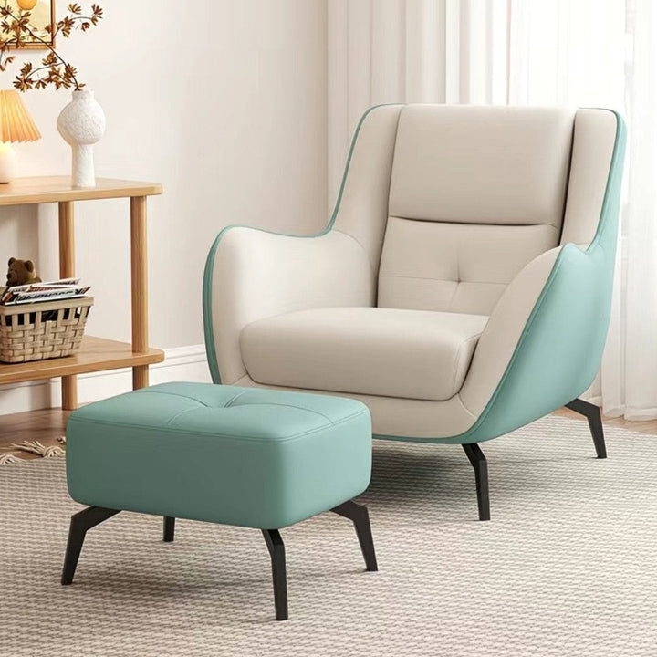 Nordic Square Fabric Accent Chair