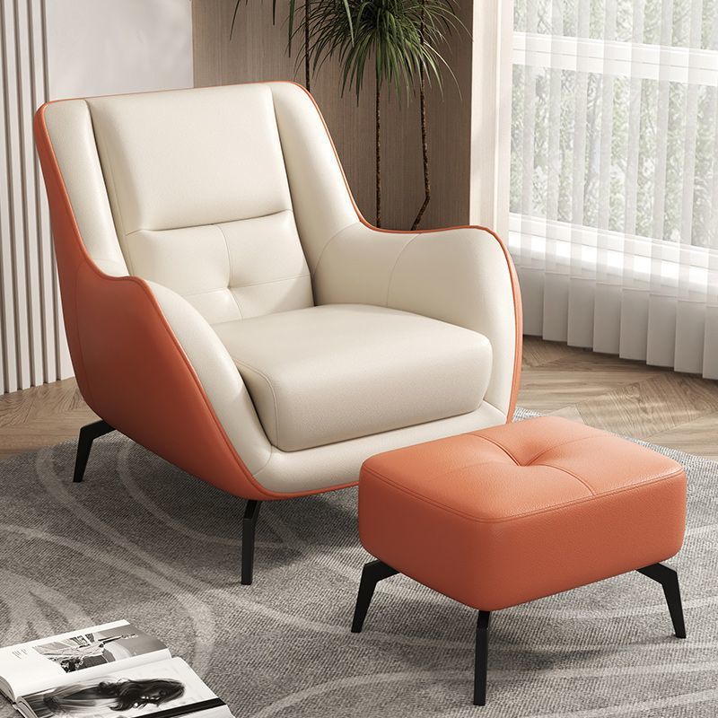 Nordic Square Fabric Accent Chair