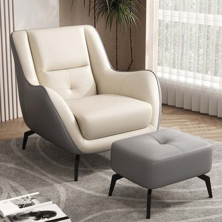 Nordic Square Fabric Accent Chair