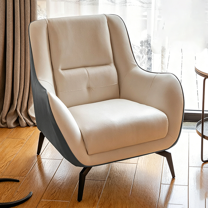 Nordic Square Fabric Accent Chair