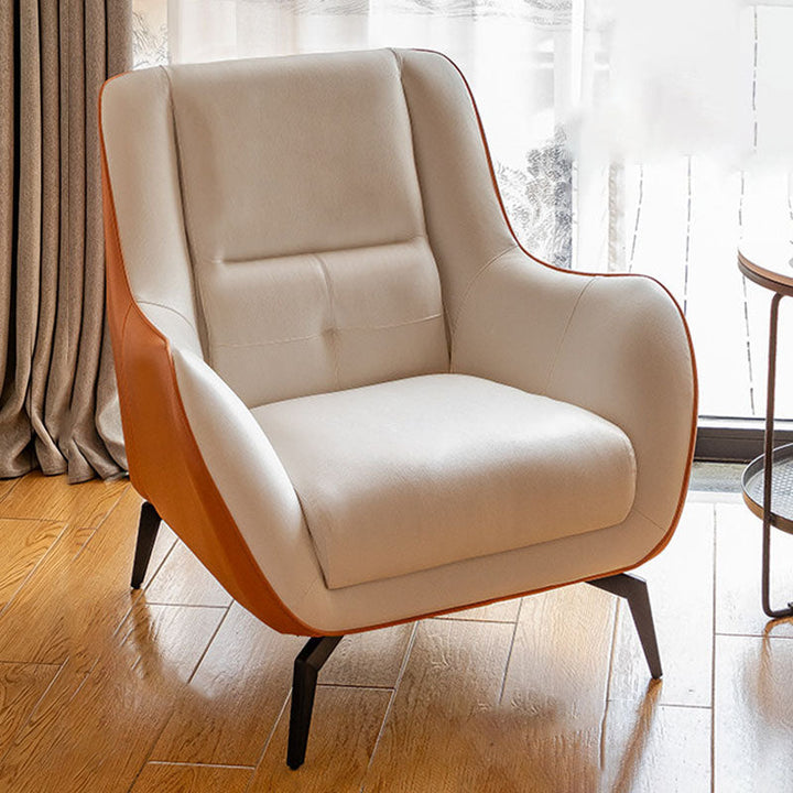 Nordic Square Fabric Accent Chair
