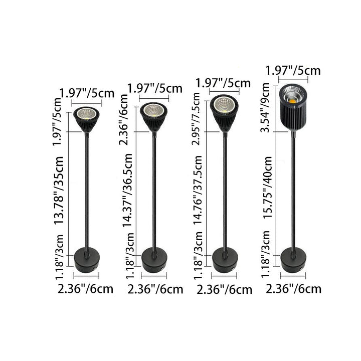 Contemporary Aluminum LED Wall Sconce
