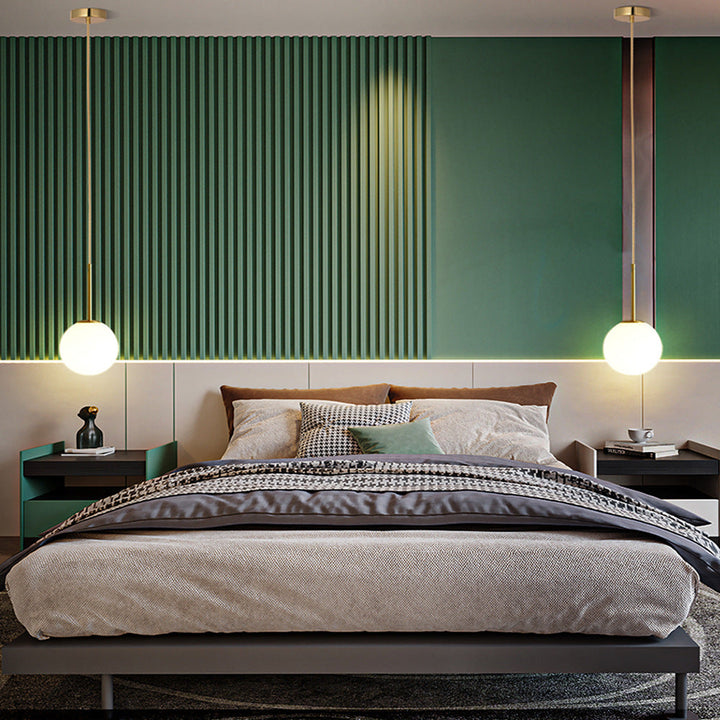 Ball Minimalist Round Glass Pendant Light