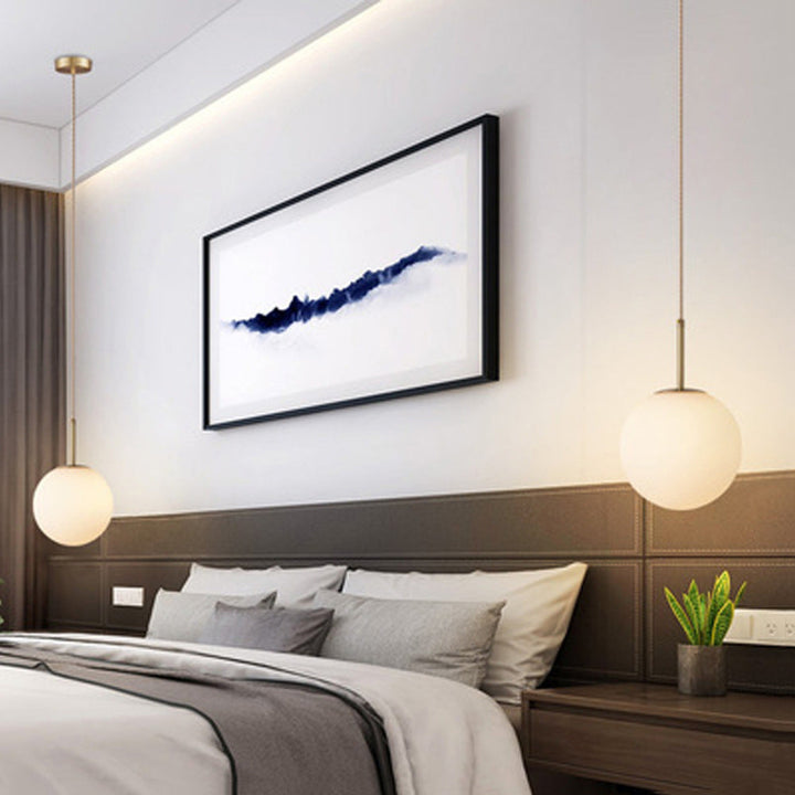 Ball Minimalist Round Glass Pendant Light