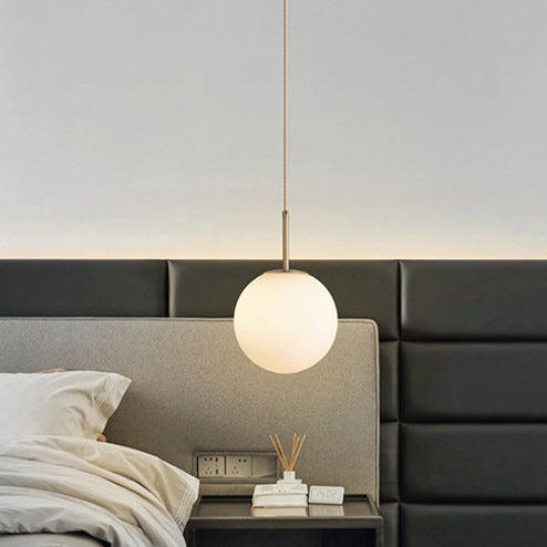 Ball Minimalist Round Glass Pendant Light