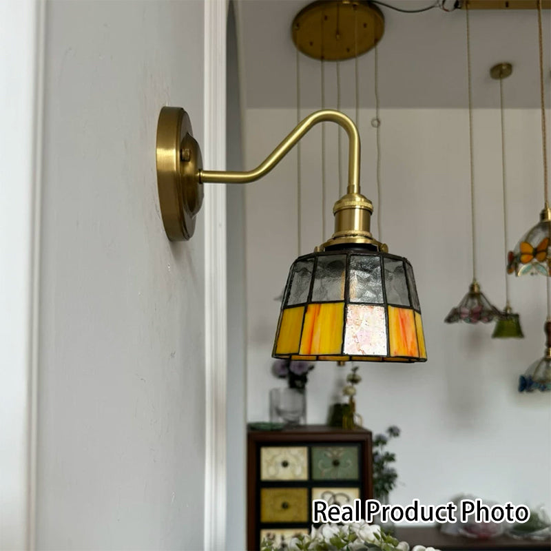 Traditional Round Copper Wall Sconce