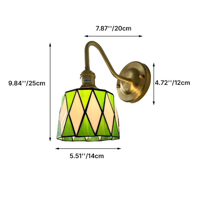 Traditional Round Copper Wall Sconce