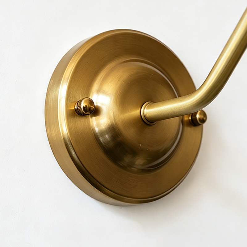 Traditional Round Copper Wall Sconce