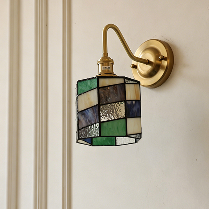 Traditional Round Copper Wall Sconce