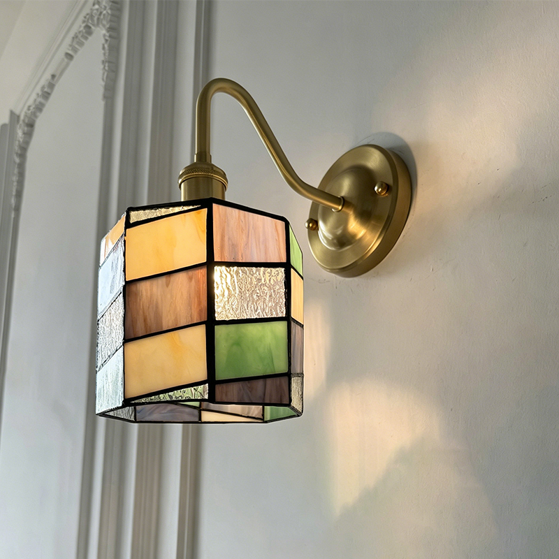 Traditional Round Copper Wall Sconce