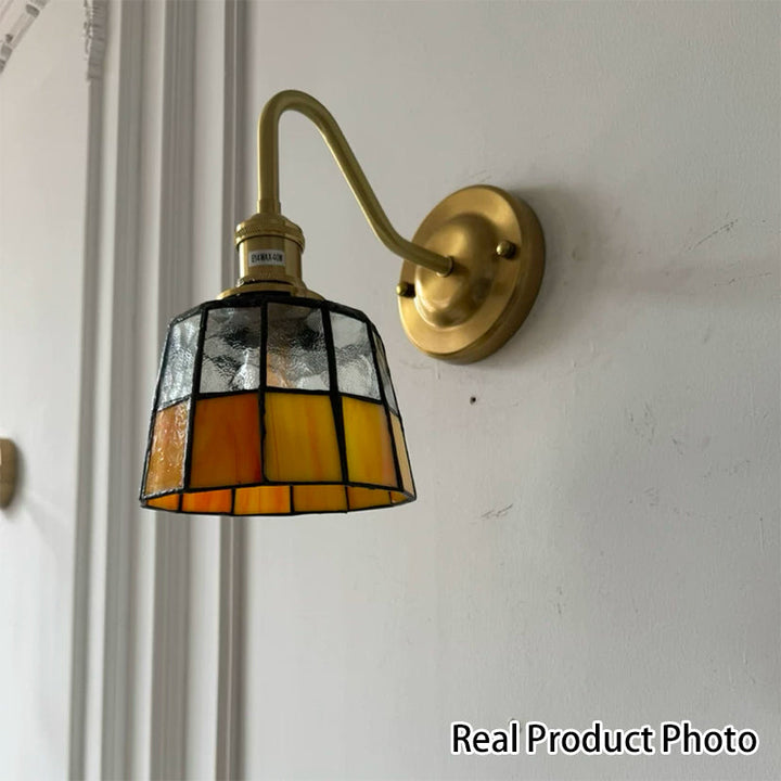 Traditional Round Copper Wall Sconce
